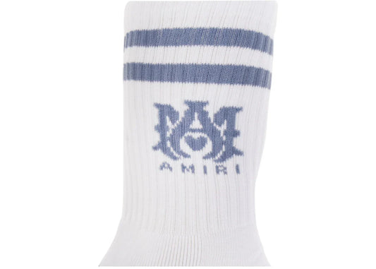 AMIRI Ma Stripe Socks White/Dusty